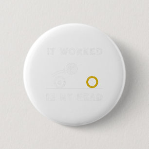 Funny es funktioniert in meinem Kopf Billiard 8 Ba Button