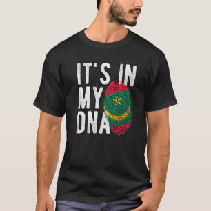 Funny es ist in meiner DNA Mauretanien-Flagge Fing T-Shirt