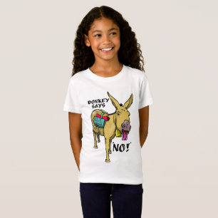 Funny Esel sagt nein! T-Shirt