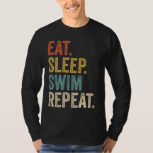 Funny essen Schlaf schwimmen wiederholen Schwimmen