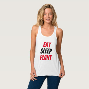 Funny! Essen Sie schlafende Pflanze Tank Top