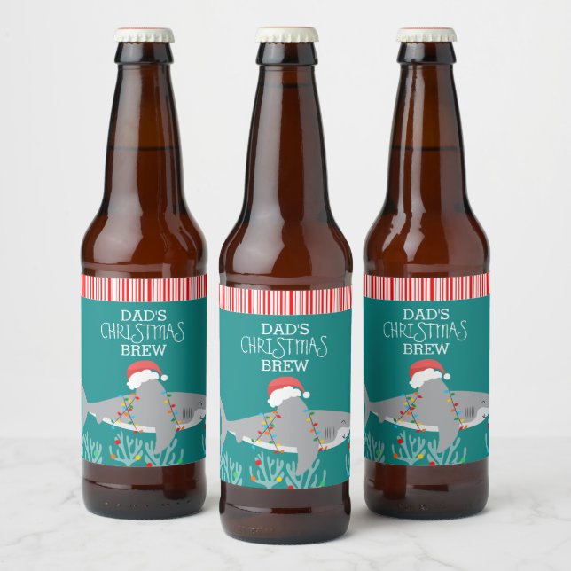 Funny Étiquettes de bière de requin (Bouteilles)