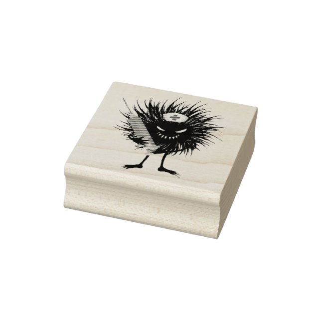 Funny Evil Character Nurse Syringe Gothic Gummistempel (Stempel)
