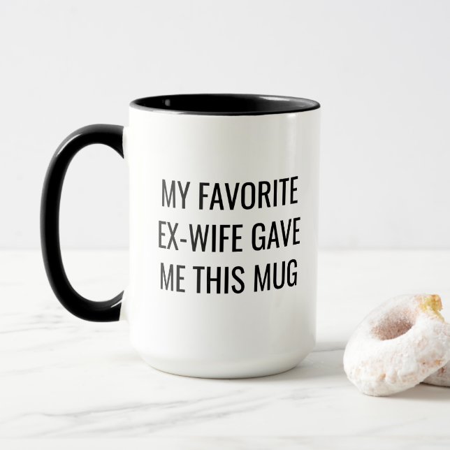 Funny Ex-Wife Tasse (Mit Donut)