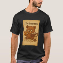 Funny Exam Stress Bär | Niedliche Studie Meme Illu
