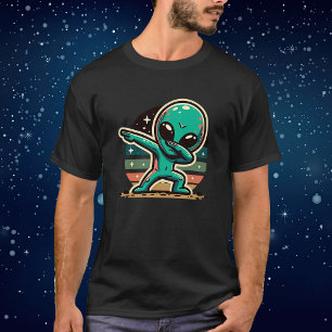 Funny Extraterrestristristrial Alien Dabbing T-Shirt