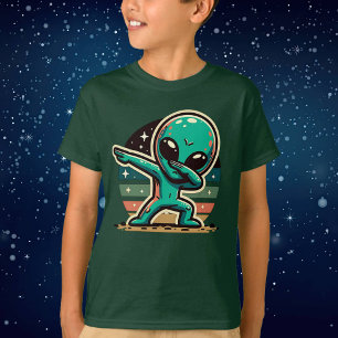 Funny Extraterrestristristrial Alien Dabbing T-Shirt
