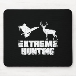 Funny Extreme Jagd Deer Karate Karate Mousepad