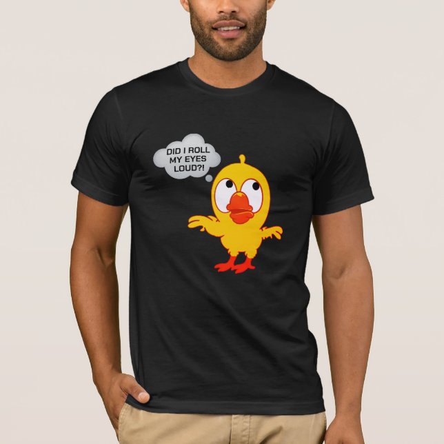 Funny Eye Roll Shirt - Sarcastic Snarky Gift T-Shi (Vorderseite)