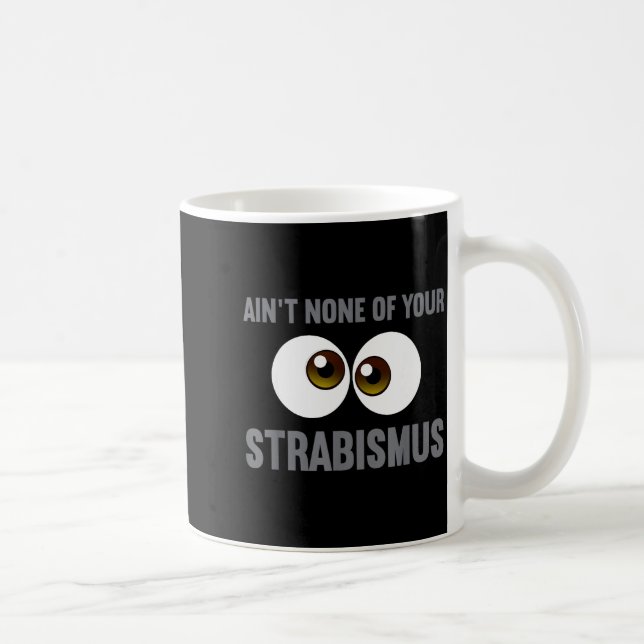 Funny Eye Surgeon Design For Men Women Strabismus  Kaffeetasse (Rechts)