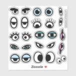 Funny Eyeballs Cartoon Eyes Sticker Set<br><div class="desc">Coole, Niedliche, ernste, humorvolle und gruselige Cartoon Augen. Diese Vinyl die Aufkleber sind wasserdicht und wetterfest. Erleben Sie mit diesen lustigen Augenbindeklebern das Leben von unbelebten Objekten! Ideal für Kinder oder das Kind im Herzen. Überraschen Sie Ihre Freunde, Mitbewohner oder Kollegen mit diesen Augäpfeln, wo sie sie am wenigsten erwarten....</div>