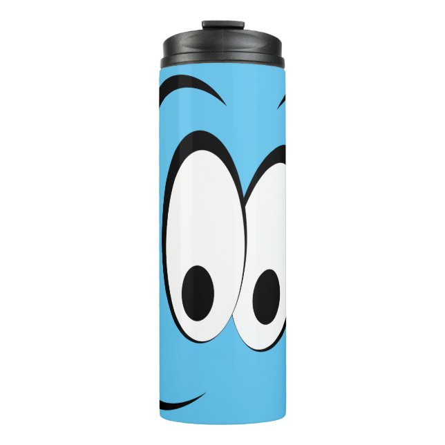 Funny Eyes Thermal Tumbler Thermosbecher (Vorderseite)