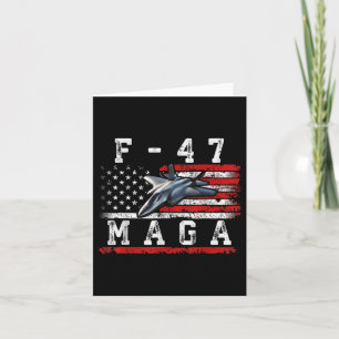 Funny F47 Fighter Jet Trump Shirt F-47 Jet Fighter Karte
