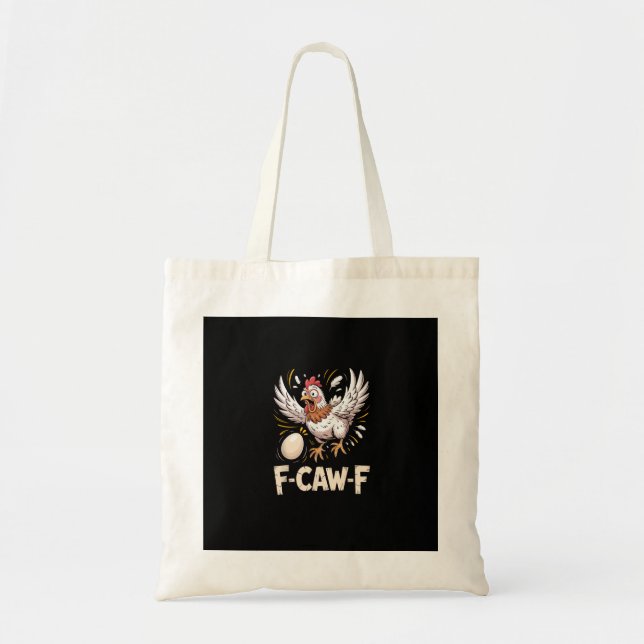 Funny F-Caw-F Hen Creative Casual Tragetasche (Vorne)