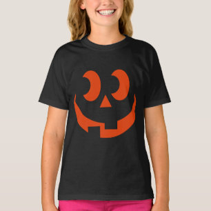 Funny Face Albern Pumpkin Kürbislaterne T-Shirt