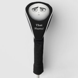 Funny Face Black and White Golfhead Cover Golf Headcover