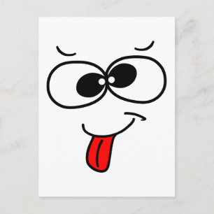 Funny Face - blah Postkarte