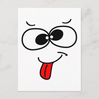 Funny Face - blah Postkarte