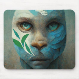 Funny Face Mask Mousepad