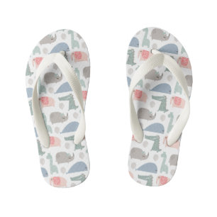 Funny Face Niedlich Doodle Tiermuster Kinderbadesandalen