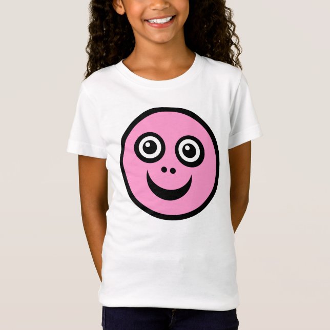 Funny Face Pink T-Shirt (Vorderseite)