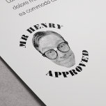 Funny Face Teacher genehmigt Permastempel<br><div class="desc">Machen Sie Grade lustig! Erstellen Sie eine benutzerdefinierte selbstfarbige Briefmarke mit dem Wort "ZUGELASSEN". Ideal für Lehrer, die gewollt haben, der studentischen Arbeit eine sonderbare, personalisierte Touch hinzuzufügen. Laden Sie den Kopfschuss hoch (transparentes PNG wird für beste Ergebnisse empfohlen). Diese unglaublich witzig Briefmarke ist ein tolles Geschenk für Lehrer und...</div>