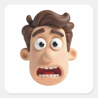 Funny Faces Meme Stickers 3D Character