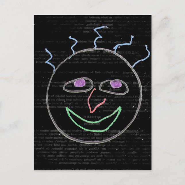 Funny Faces Postkarte (Vorderseite)