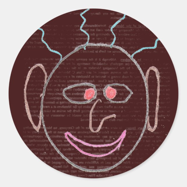 Funny Faces Sticker (Vorderseite)