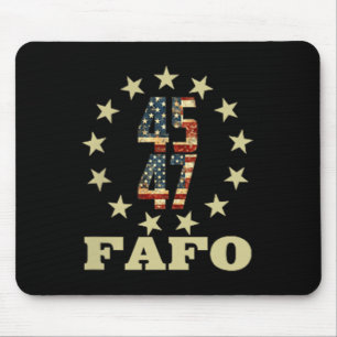 Funny Fafo Trump Foto Mousepad