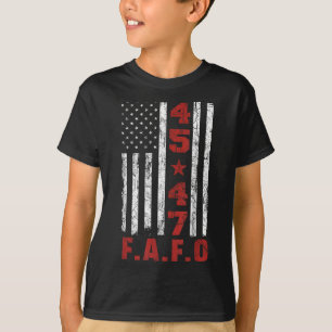 Funny Fafo Trump Shirt Präsident 47 Trump Fafo