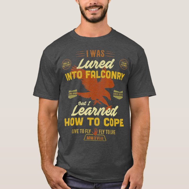 Funny Falconry Falconry Supplies Falconer T-Shirt (Vorderseite)