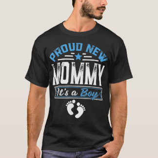 Funny Familie stolz New Mommy Es ist ein Junge Ges T-Shirt