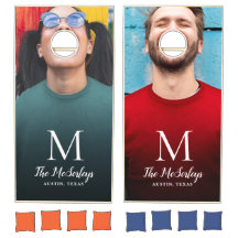 Funny Familienname Custom Foto Maisloch Set