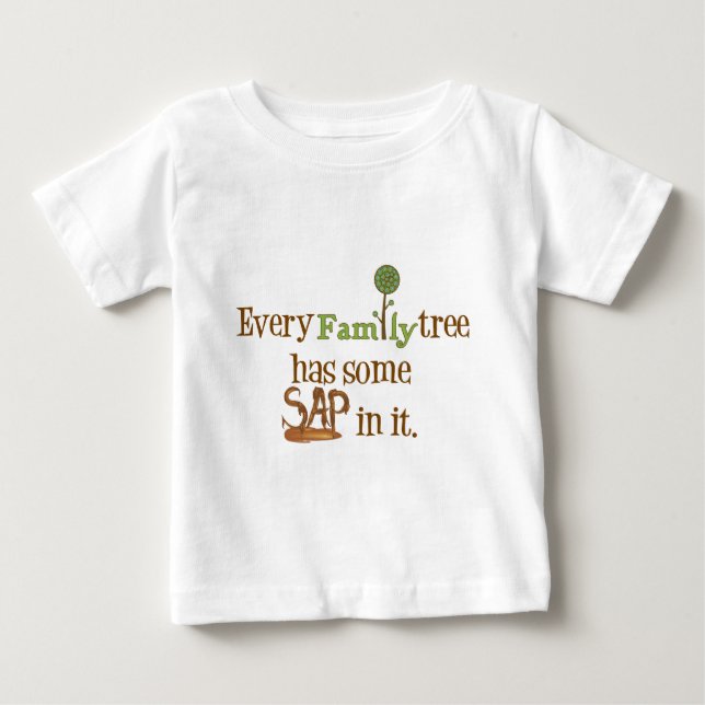 Funny Family Baby T-shirt (Vorderseite)