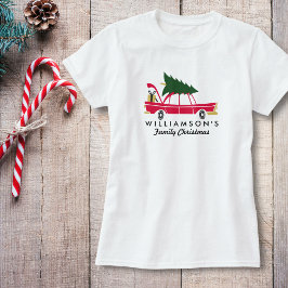 Funny Family Christmas Bringing Zuhause Xmas Tree T-Shirt