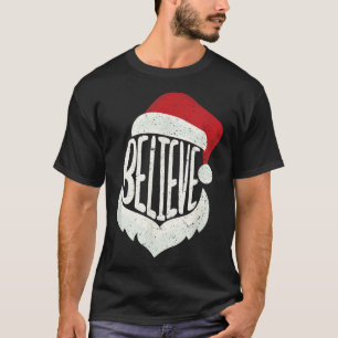 Funny Family Christmas glauben Weihnachtsmann Nied T-Shirt