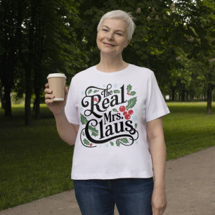 Funny Family Christmas T-Shirts Die wahre Frau C