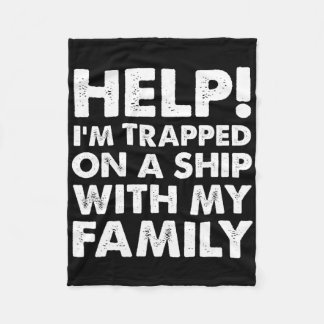 Funny Family Cruise Shirt Matching Vacation Cruisi Fleecedecke