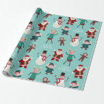 Funny Family Foto Holiday Wrapping Paper Geschenkpapier<br><div class="desc">Platzieren Sie Ihre Fotos in dieses lustige,  weihnachtliche Verpackungspapier für eine festliche und humorvolle Art,  Ihre Geschenke zu dekorieren. Mit einem Schneemann,  Elf,  Rentier,  Lebkuchenmann und Weihnachtsmann. Es ist lustig und niedlich und bringt fröhliches Lachen während Ihres Geschenkes.</div>