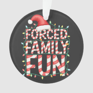Funny Family Fun Funny Matching Outfit Ornament