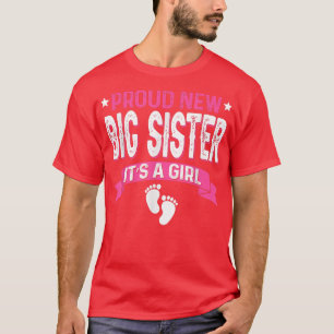 Funny Family Gender Offenbarung neue große Schwest T-Shirt