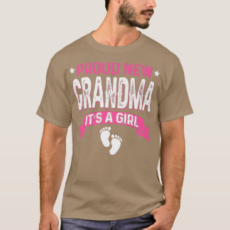 Funny Family Gender Reveal Proud neue Oma ist es  T-Shirt