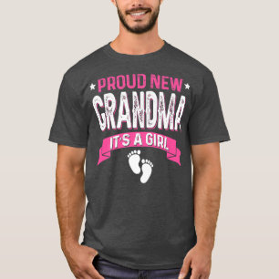 Funny Family Gender Reveal Proud neue Oma ist es T-Shirt