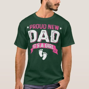 Funny Family Gender Reveal Proud New Dad Es ist ei T-Shirt