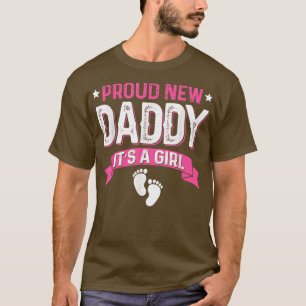 Funny Family Gender Reveal Proud New Daddy Es ist T-Shirt