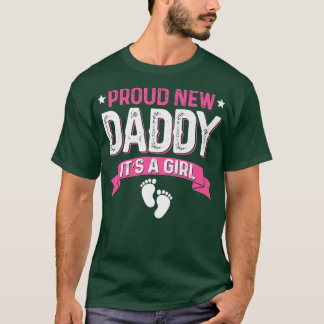 Funny Family Gender Reveal Proud New Daddy Es ist  T-Shirt
