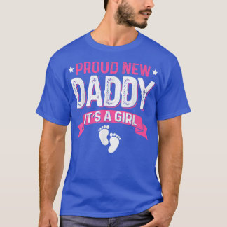 Funny Family Gender Reveal Proud New Daddy Es ist  T-Shirt