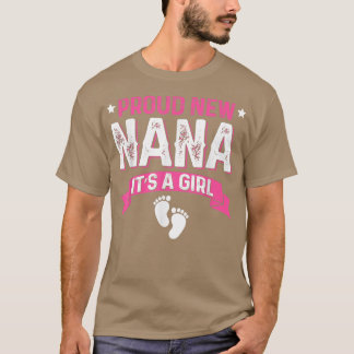 Funny Family Gender Reveal Proud New Nana Es ist e T-Shirt