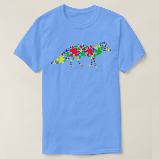 Funny Fan Puzzle Tiere Lover Autismus Sensibilisie T-Shirt (Design vorne)